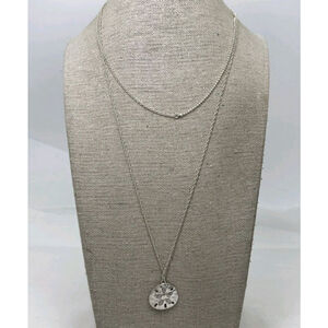 Banana Republic Sand Dollar Pendant Necklace NWT